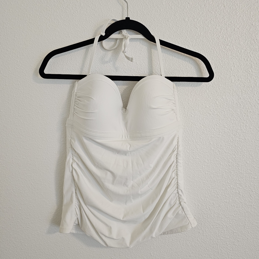 Athleta White Bikini Top